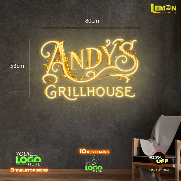 Andy's Grill House  | LED NEON SIGN