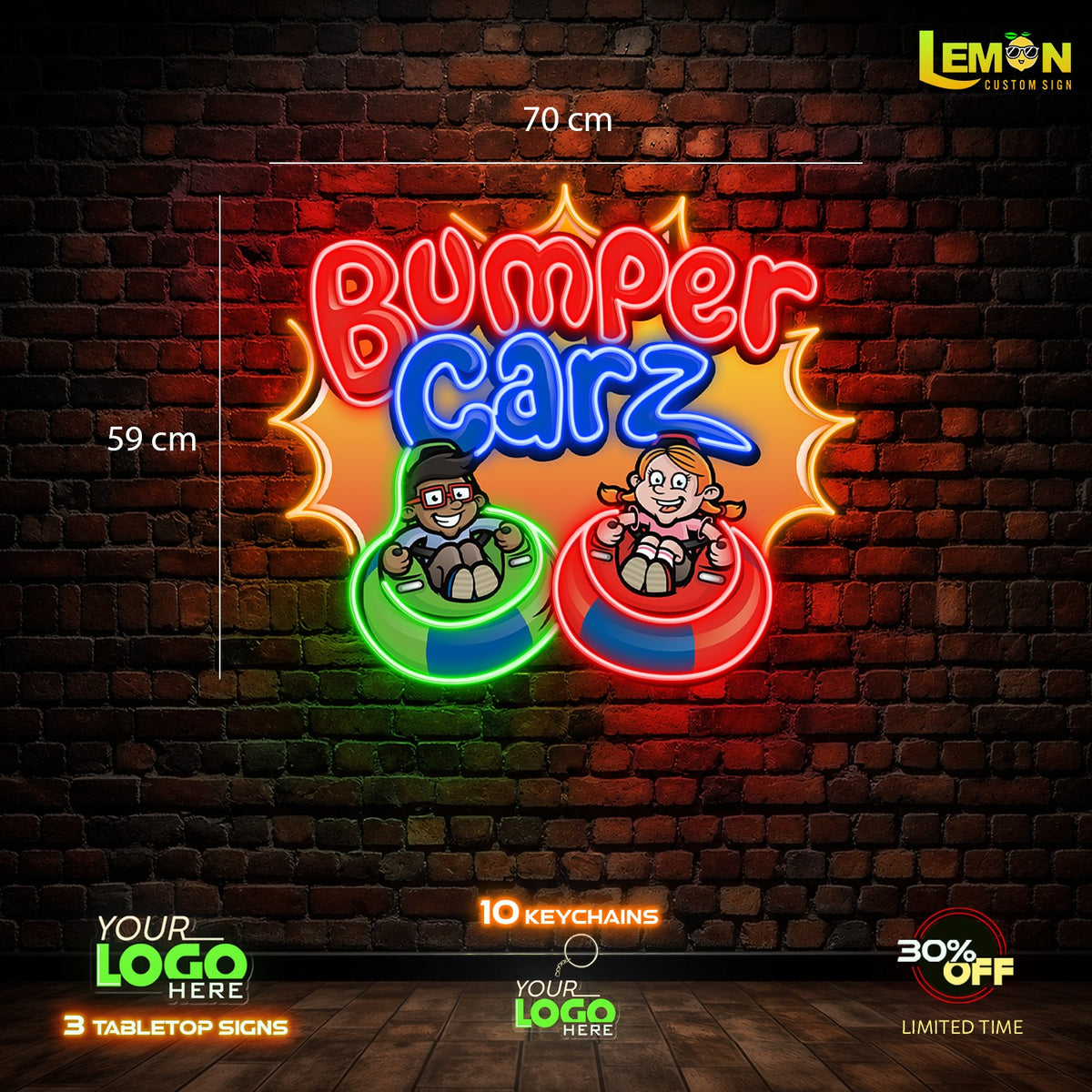 Bumper Carz | LED NEON SIGN (WATERPROOF)