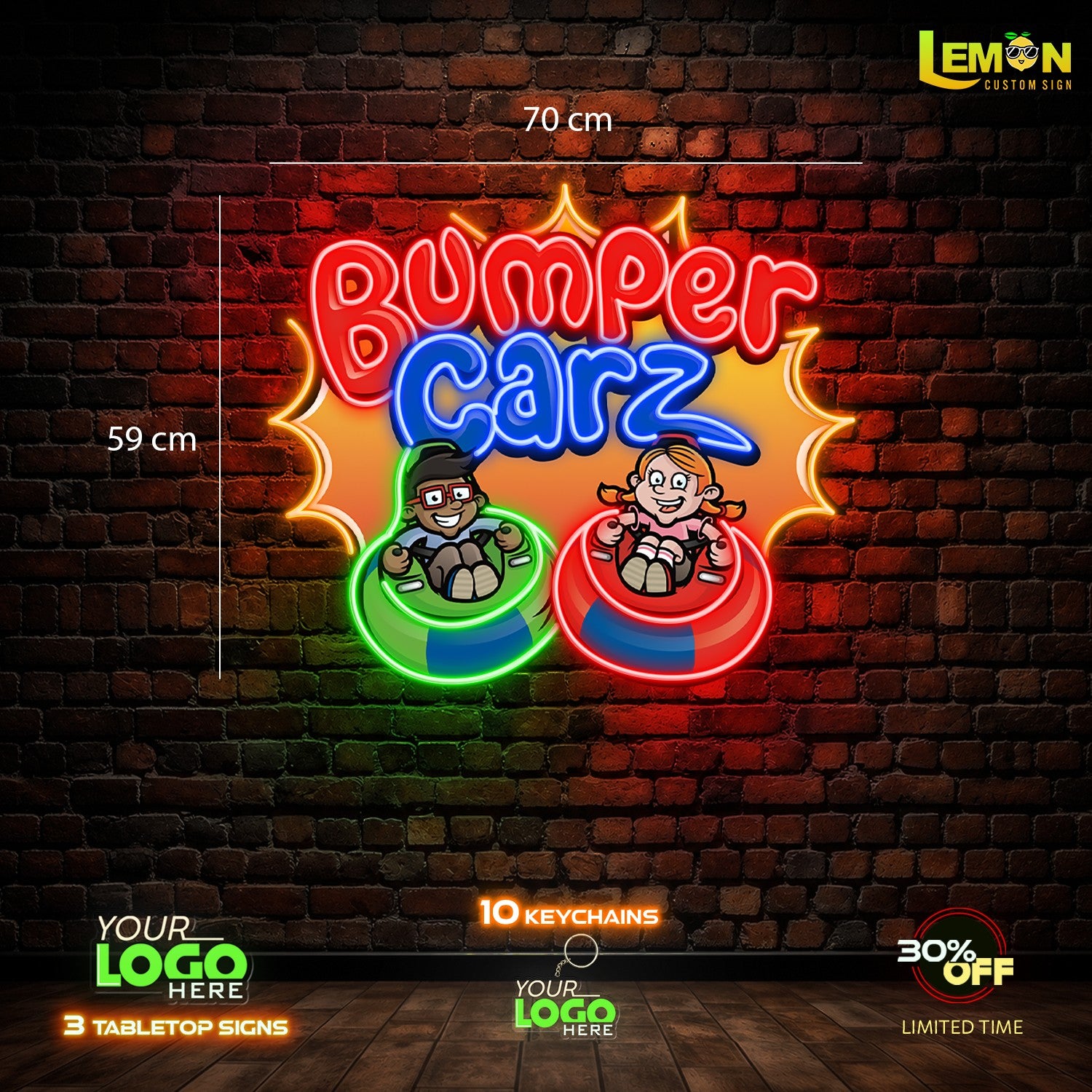 Bumper Carz | LED NEON SIGN (WATERPROOF)
