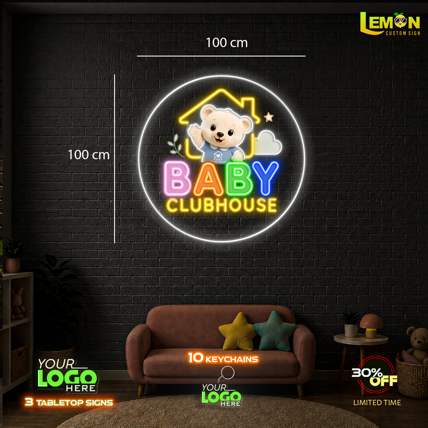 BABY CLUBHOUSE | LED NEON SIGN