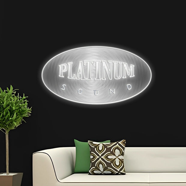 Placa de lâmina iluminada
