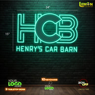 WASHDOCTORS AND WAX MONKEY AND HCB | LED NEON SIGN (3 SIGNS)