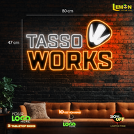 TASSO WORKS | LED NEON SIGN (2 SIGNS)