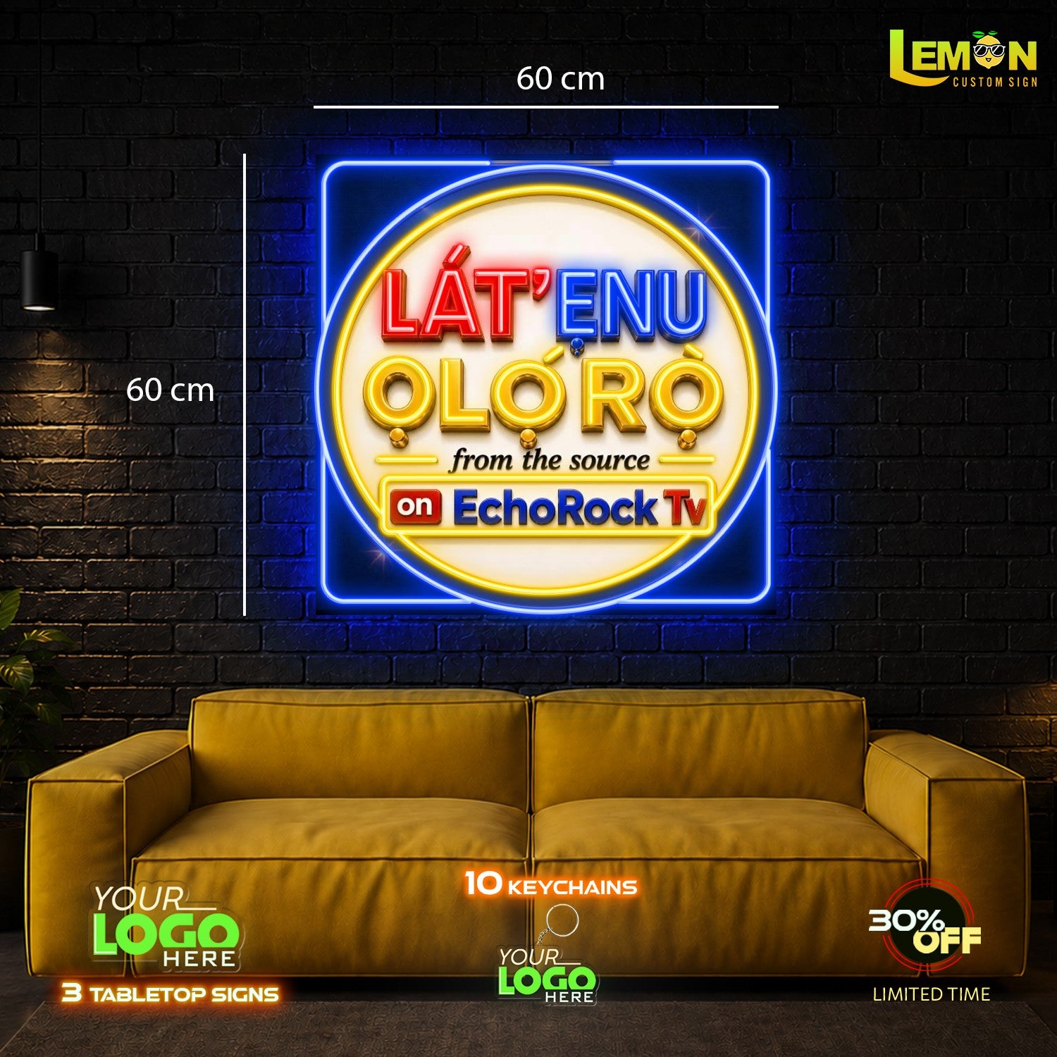 ENCHO ROCK & MAYTEE studio| LED NEON SIGN