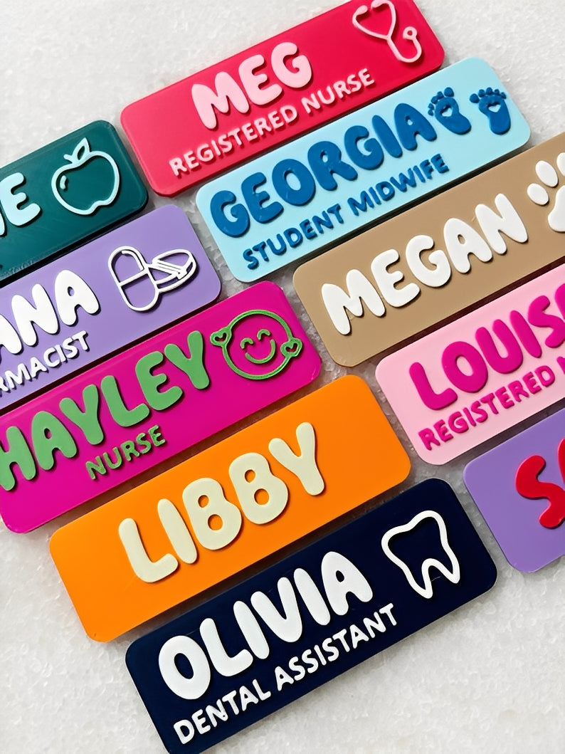 Acrylic Name Badge