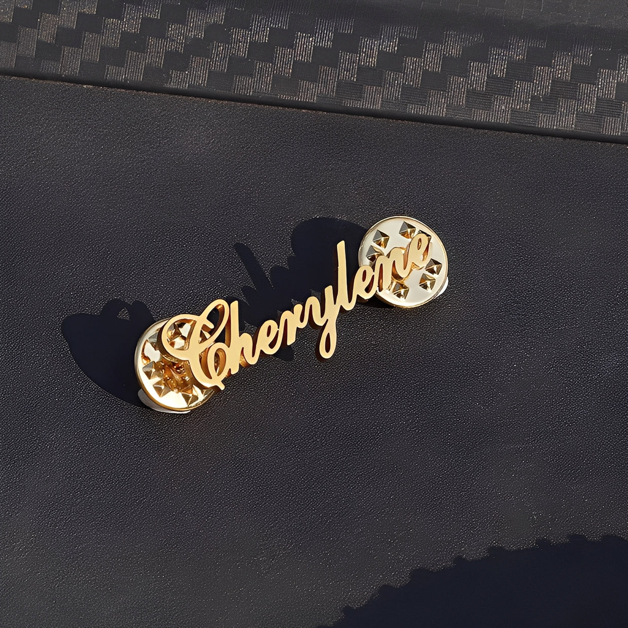 Placa de caixa em acrílico iluminada
