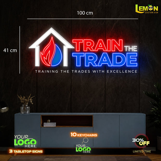 TRAIN THE TRADE | LED NEON SIGN