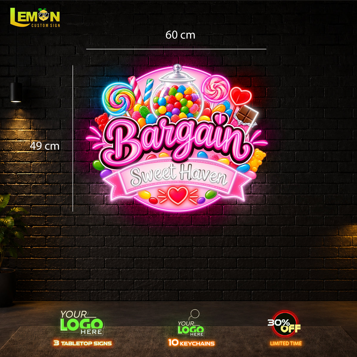 Bargain Sweet Haven | LED NEON SIGN (OUTDOOR)