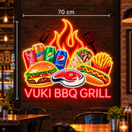 VUKI BBQ GRILL | LED NEON SIGN