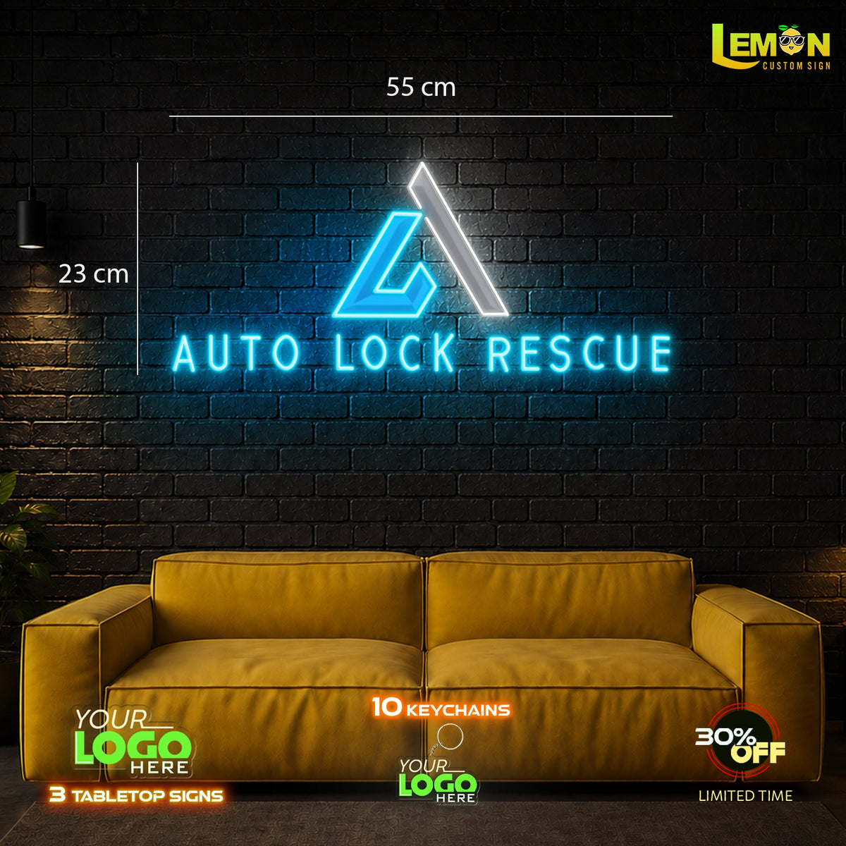 AUTO LOCK RESCUE | LED NEON SIGN