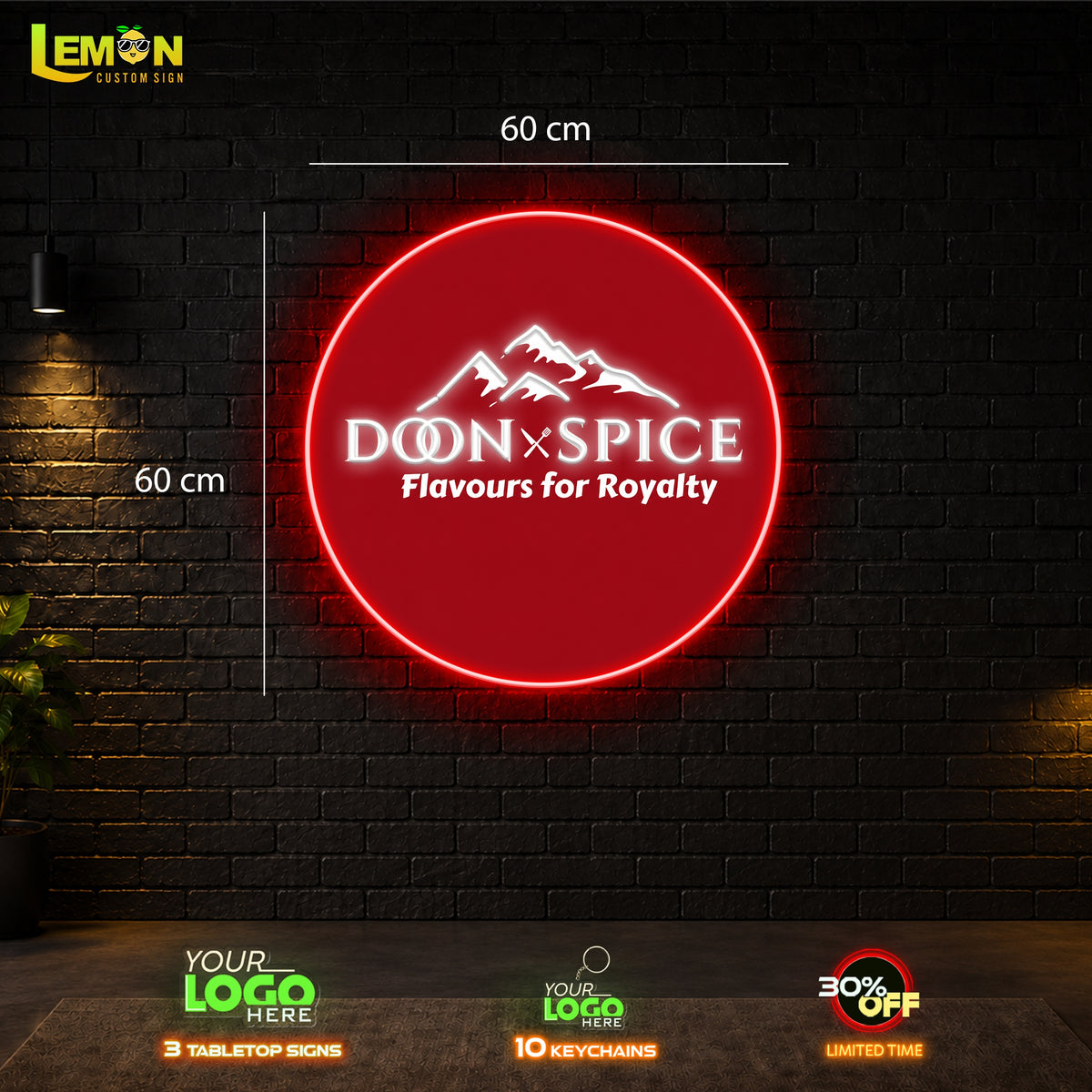 Doon x Spice | LED NEON SIGN (2 SIGNS)