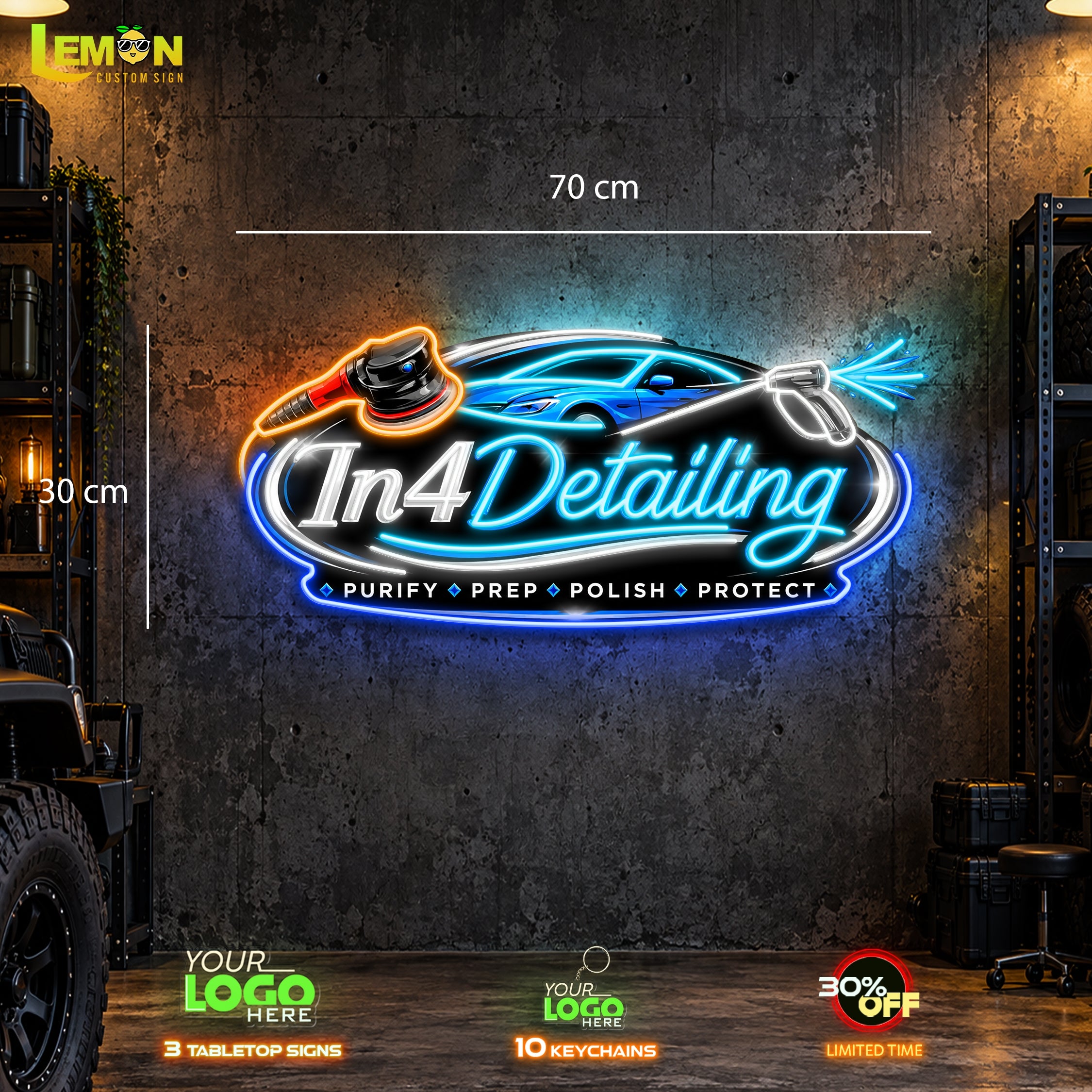 In4 Detailing | LED NEON SIGN