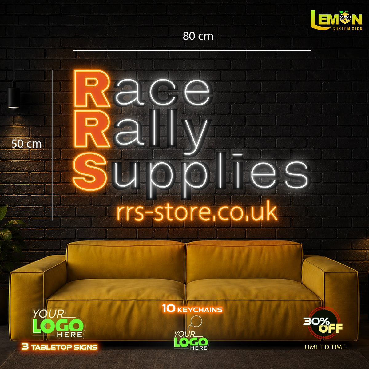 Race Rally Supplies | LED NEON SIGN (WATERPROOF)