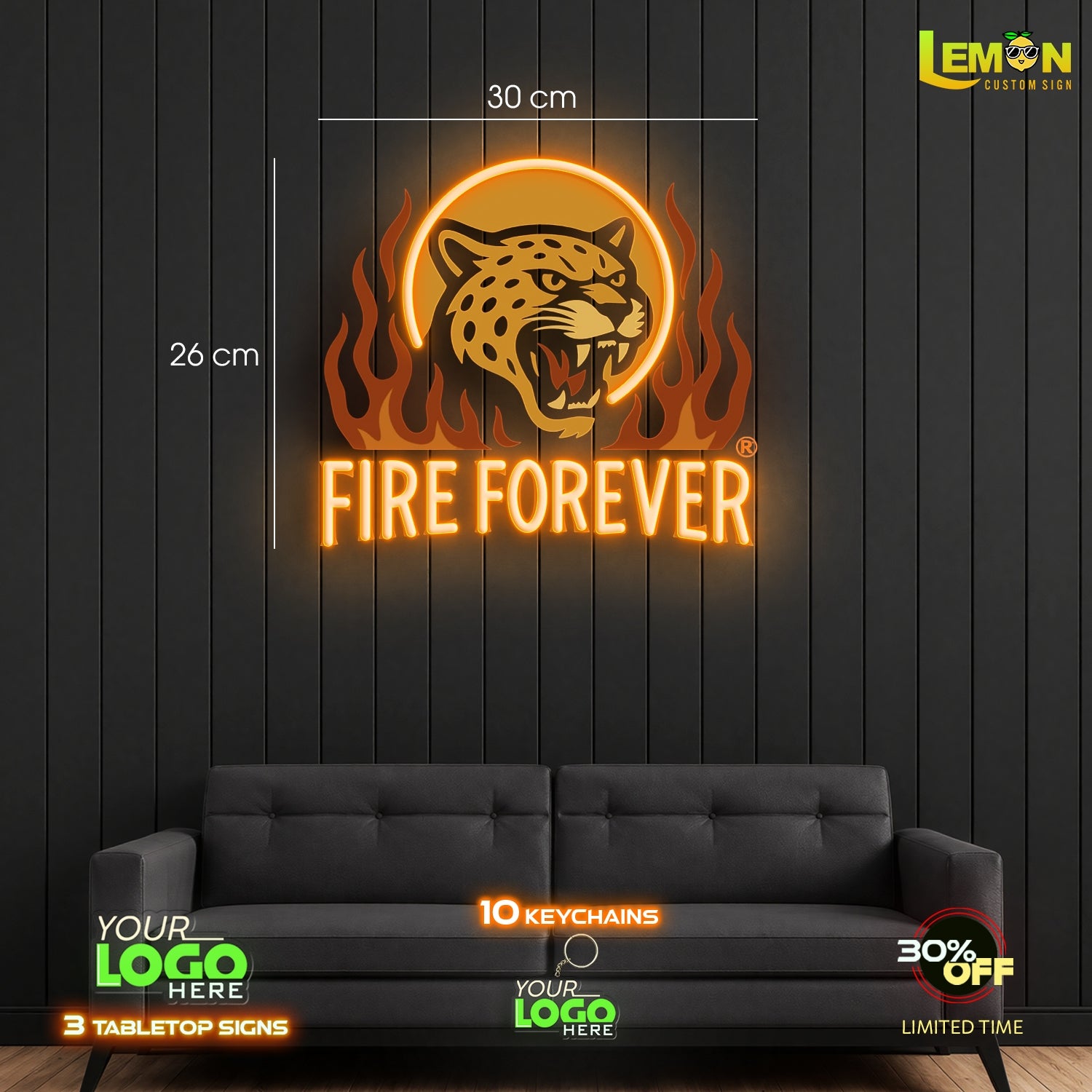 FIRE FOREVER | LED NEON SIGN