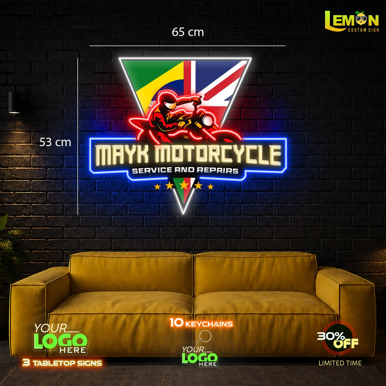 MAYK MOTORCYCLE | LED NEON SIGN
