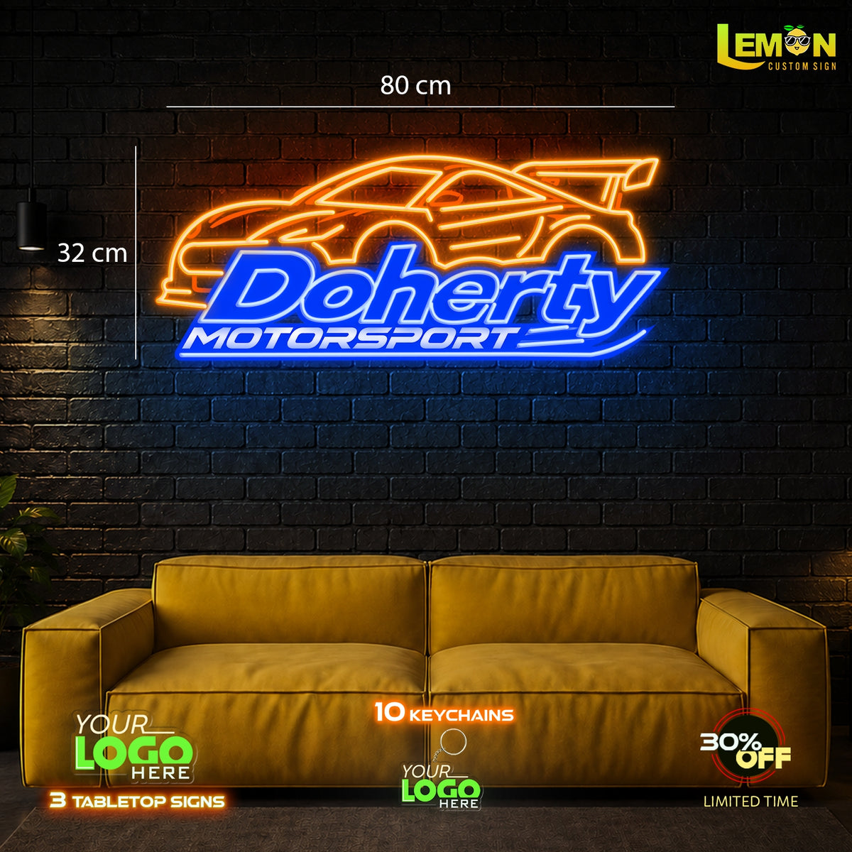 Doherty Motorsport | LED NEON SIGN