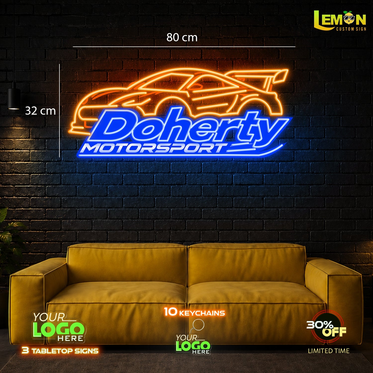 Doherty Motorsport | LED NEON SIGN