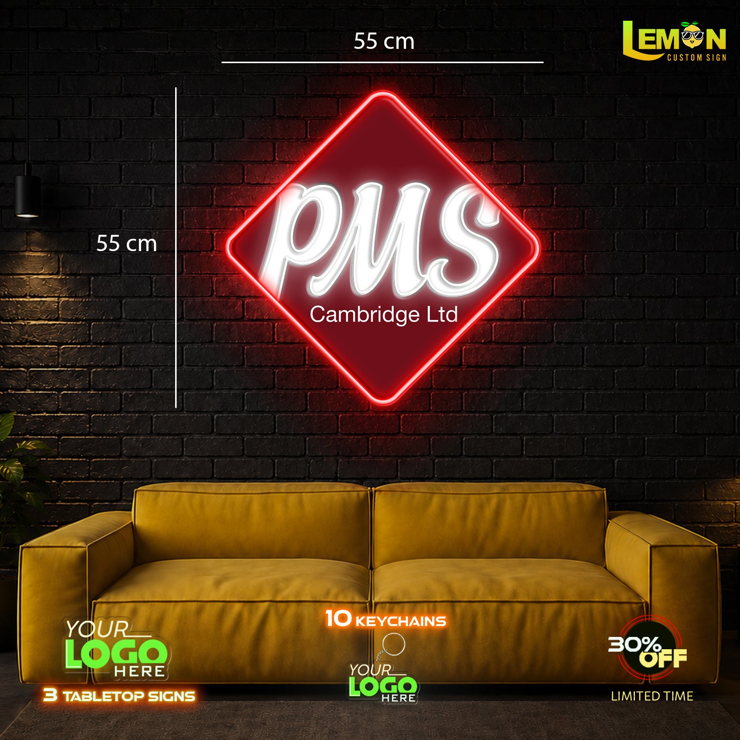 PMS | LED NEON SIGN ( 2 SIGNS)