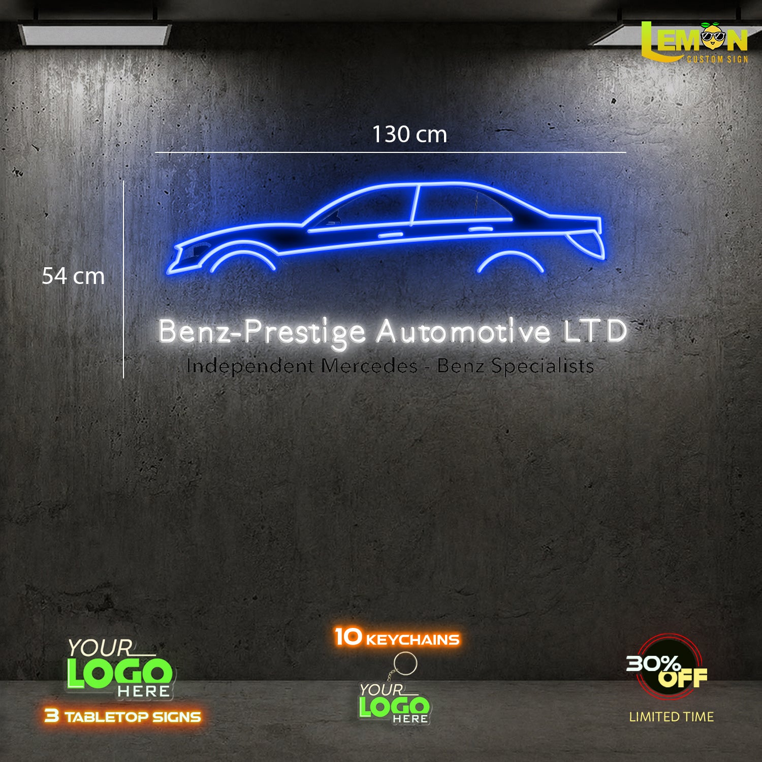 Benz Prestige Automotive LTD | LED NEON SIGN