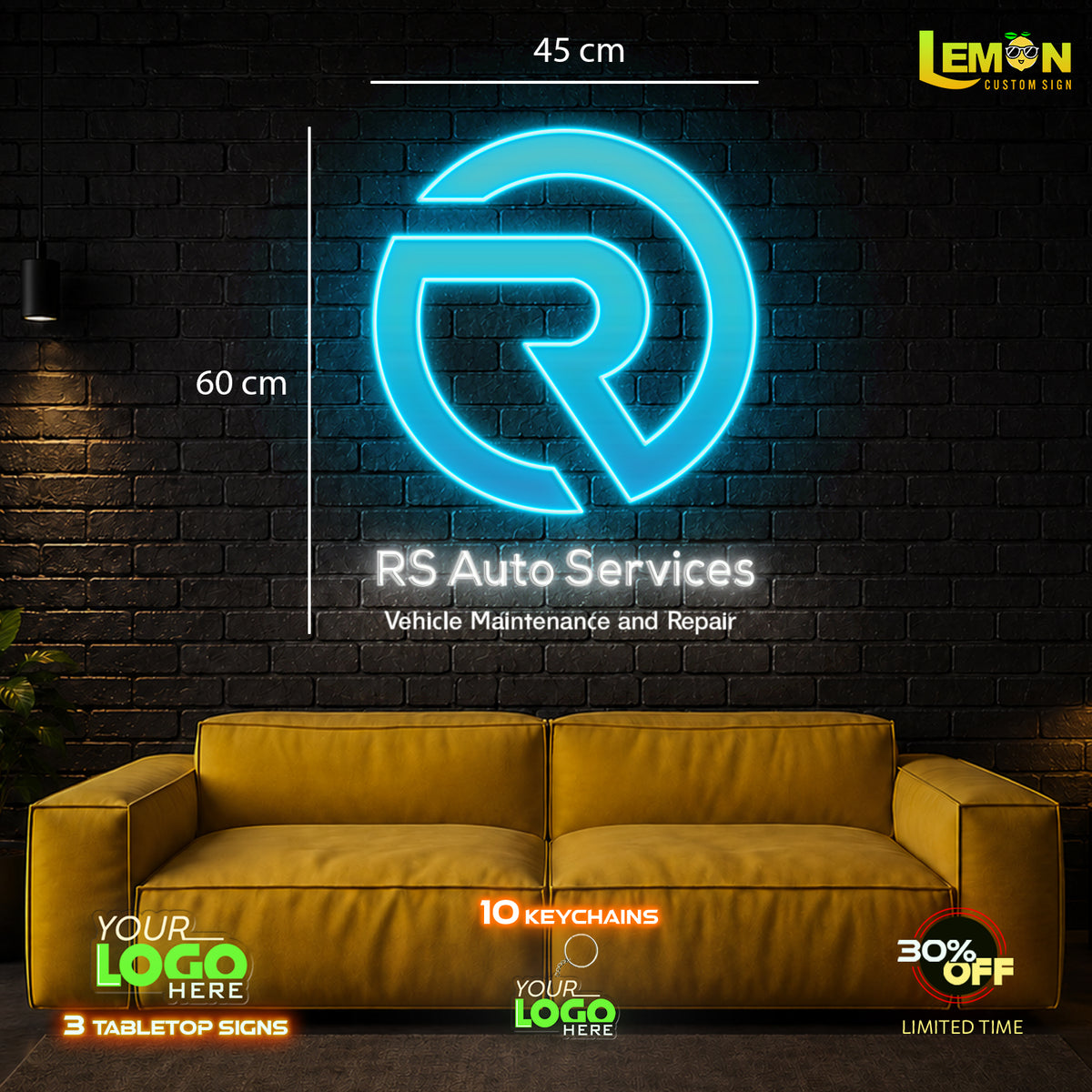 RS AUTO SERVICE | LED NEON SIGN