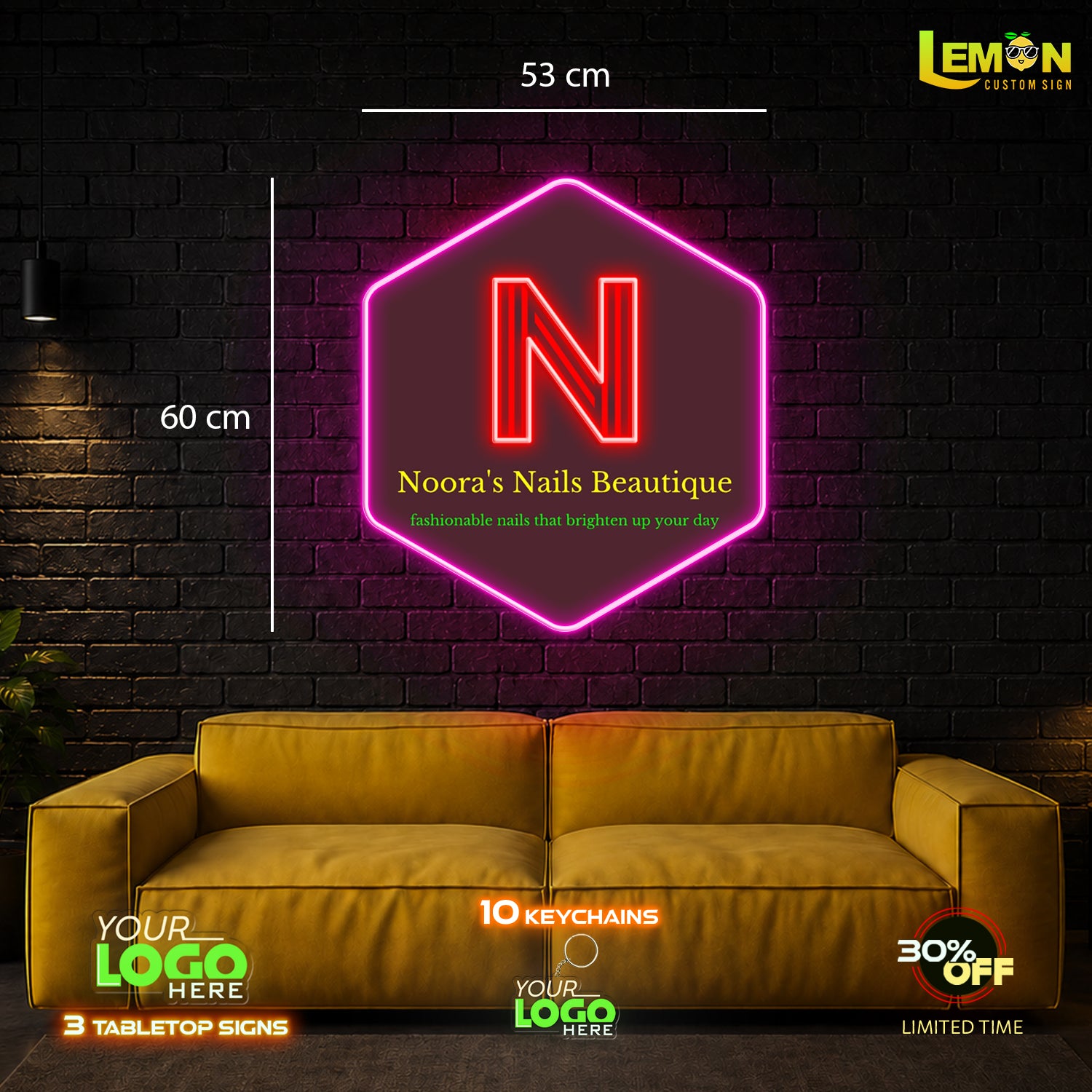 Noora's Nails| LED NEON SIGN