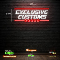 EXCLUSIVE CUSTOMS | LED NEON SIGN ( OUTDOOR SIGN)