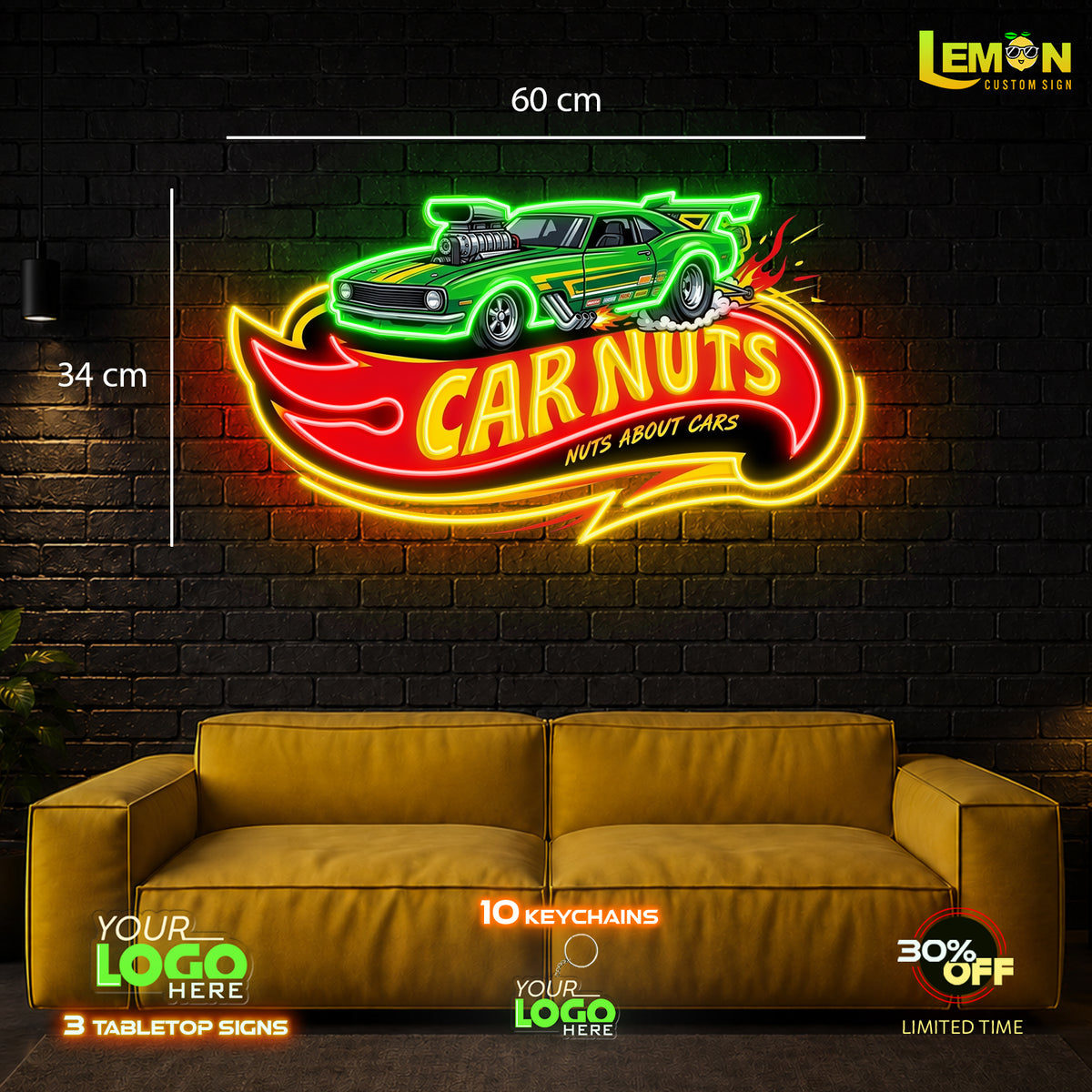 CAR NUTS | LED NEON SIGN