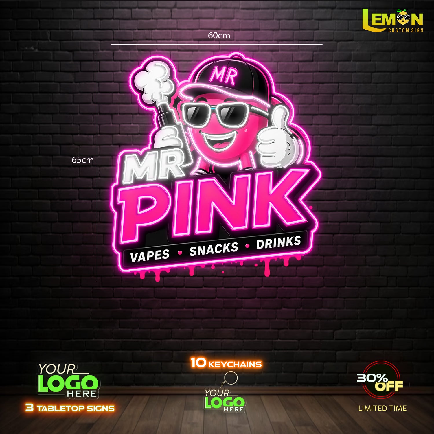 MR PINK | LED NEON SIGN