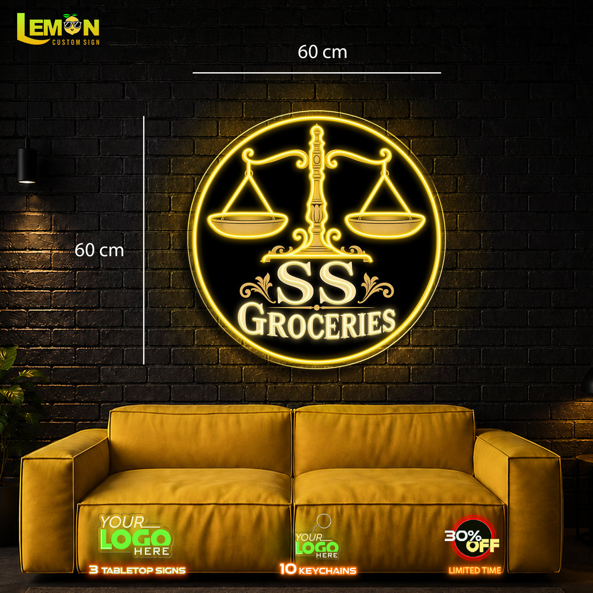 SS Groceries | LED NEON SIGN
