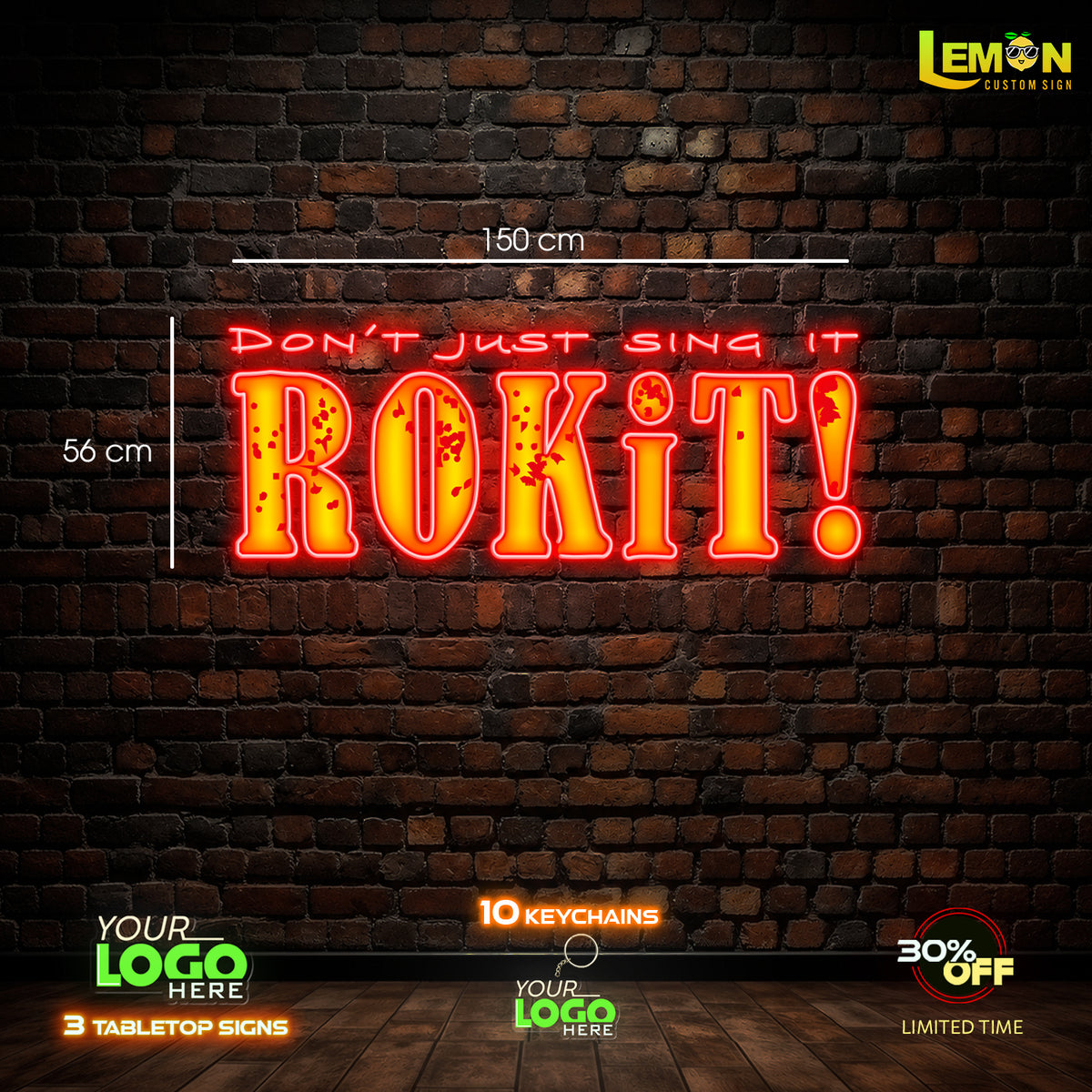 ROKIT | LED NEON SIGN (INDOOR)