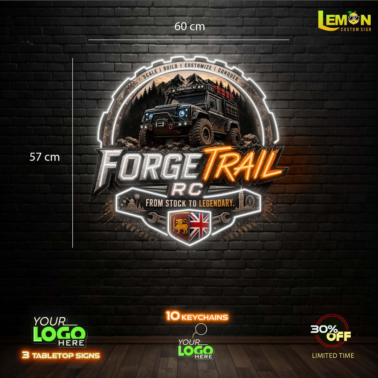 FORGE TRAIL RC | LED NEON SIGN