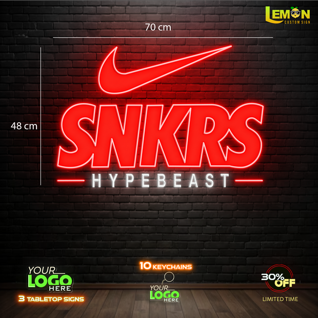 SNKRS HYPEBEAST | LED NEON SIGN