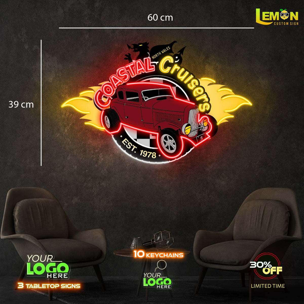 COASTAL CRUISERS | LED NEON SIGN