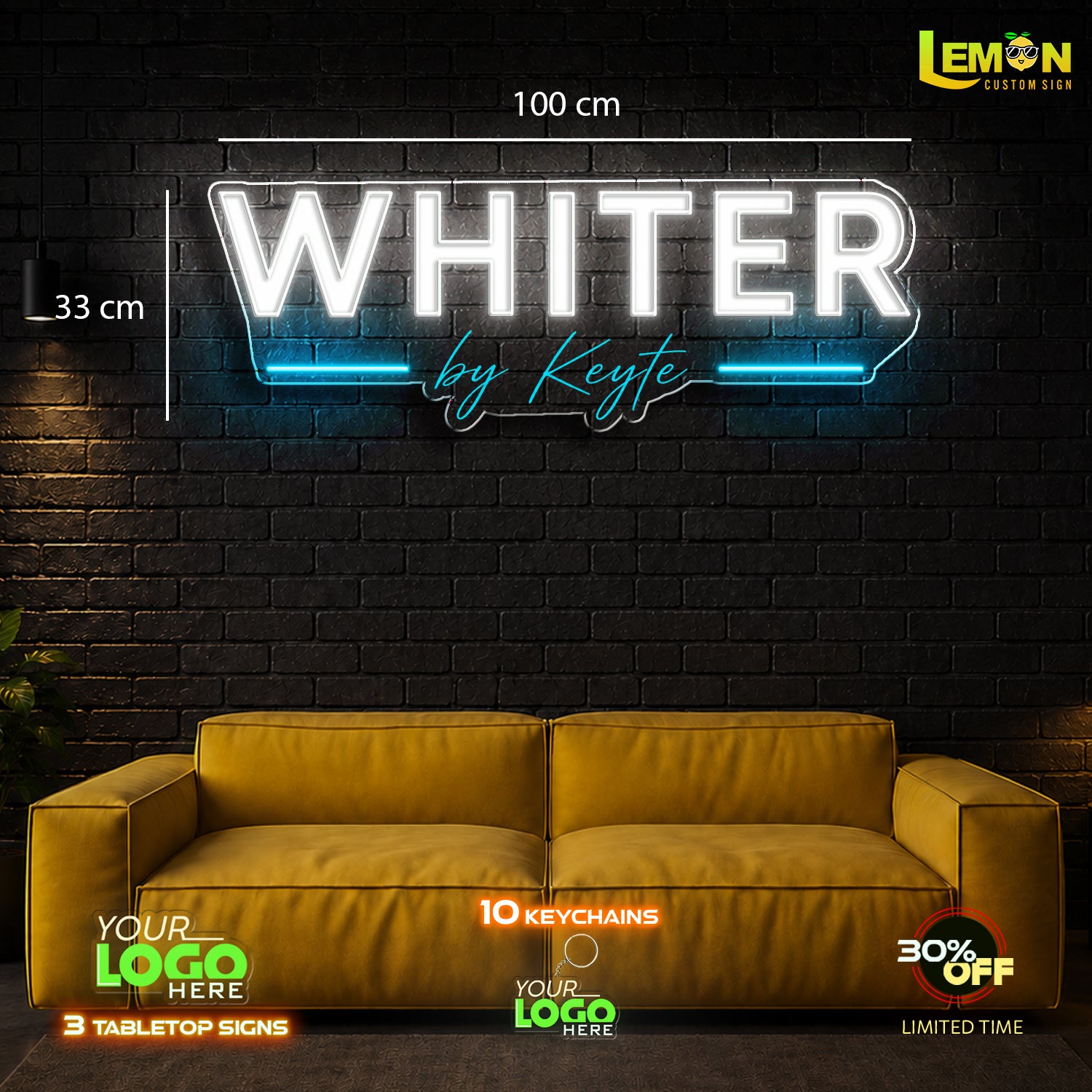 WHITER | LED NEON SIGN