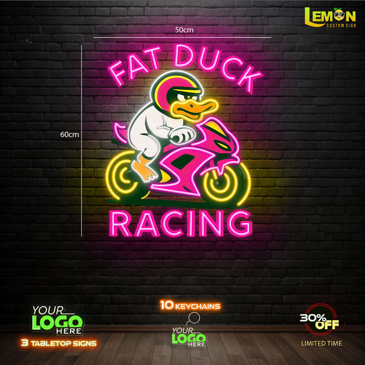 FAT DUCK RACING | LED NEON SIGN