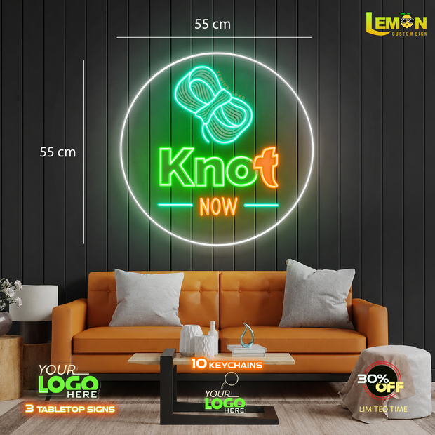 KNOT NOW | LED NEON SIGN