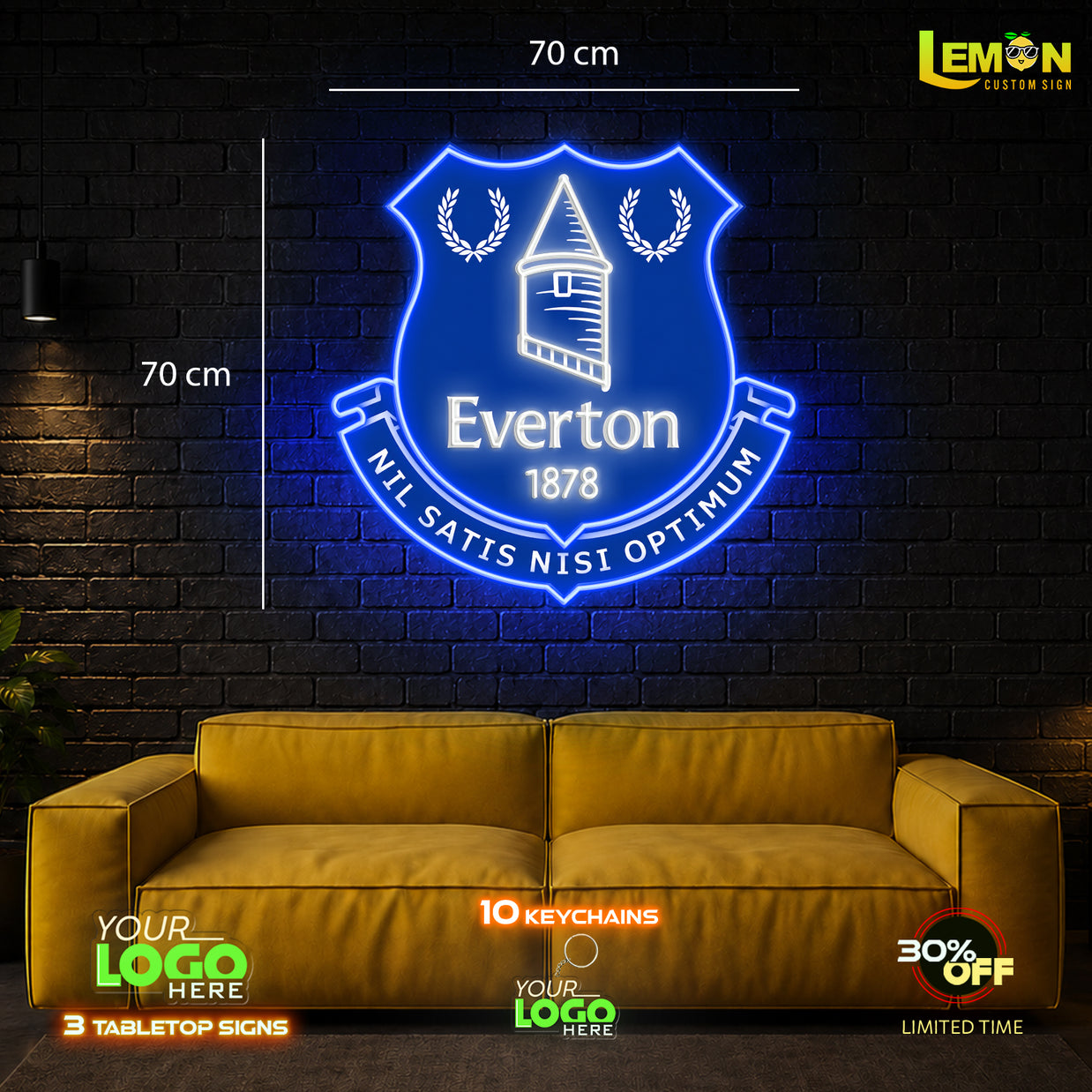 EVERTON | LED NEON SIGN (WATERPROOF SIGN)