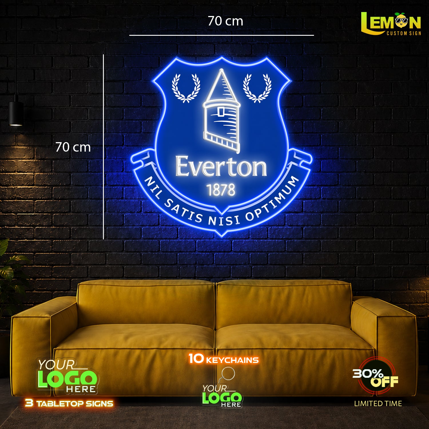EVERTON | LED NEON SIGN (WATERPROOF SIGN)